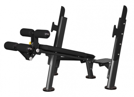 Скамья для жима с отрицательным наклоном AFB103				, фото 1
