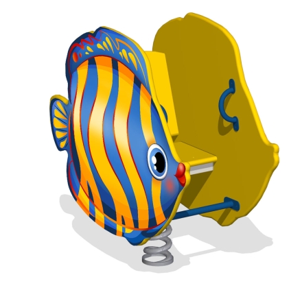 Качалка на пружине Рыбка КБ-25Х для игровой площадки, фото 1