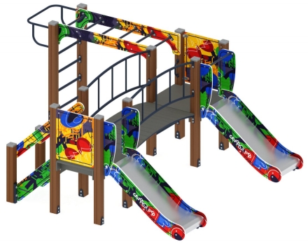 Детская игровая площадка Карапуз Граффити ДИК 1.001.04-03 Н=750, фото 3