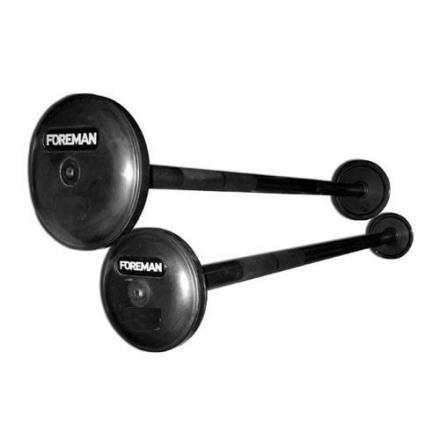 Штанга фиксированная обрезиненная FOREMAN FP/FB-RUB-EPR/55KG, фото 1