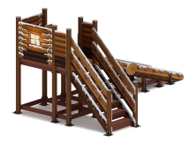 Горка Зима (коричневый) (под анкера) - ИО 49.01.01-13.И1 - Н=1500