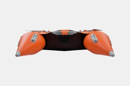 Gladiator C 420 AL ACTIVE Оранжево-темносерый моторная лодка ПВХ Алюминиевый пайол, фото 8