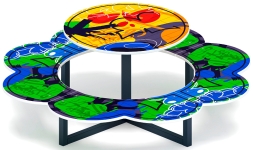 Столик детский Ромашка (граффити) МФ 31.01.10-03, фото 1