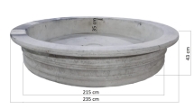 Бассейн Королевский в золоте (d 235 см)