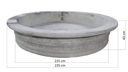 Бассейн Королевский в золоте (d 235 см), фото 2