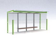 Geomere GE410a-SS павильон остановочный