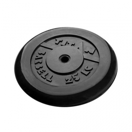 Диск обрез. (d = 26 мм, черный, 25 кг), фото 1