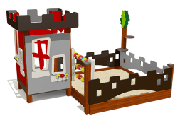 Песочный дворик ВСТ 5132 для детской площадки, фото 1 Песочный дворик ВСТ 5132 для детской площадки, фото 1