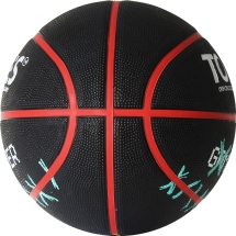 Мяч баск. &quot;TORRES Game Over&quot; B02217, р.7, резина, нейлон. корд, бут. кам., черный