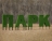 Топиари буква 120 см - газон Eco