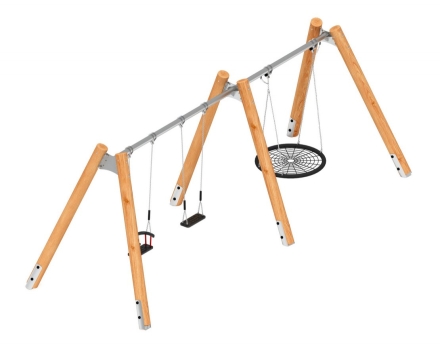 Качели Лиственница ИО 13.Р.05.01.03.01-Л, фото 2