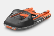 GLADIATOR E 420 X Expedition Оранжево-темносерый моторная лодка ПВХ