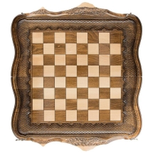 Шахматы + Нарды резные &quot;Арарат 2&quot; 60, Ohanyan