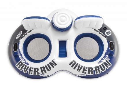 58837EU Надувной двух местный круг с ручками и кулером &quot;RIVER RUN 2&quot; 243х157 см, фото 1