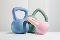 Гиря мягкая (резиновая)  2.5 кг. VictoryFit VF-KR025 , фото 4