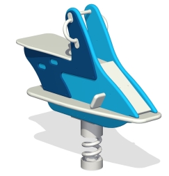 Качалка на пружине Скутер КБ-72 для игровой площадки, фото 1 Качалка на пружине Скутер КБ-72 для игровой площадки, фото 1