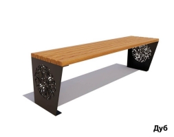 Банкетка Индия, Лиственница 1,5 м, фото 3 Банкетка Индия, Лиственница 1,5 м, фото 3