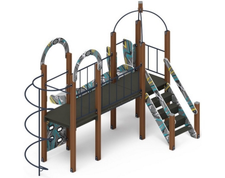 Детская игровая площадка Навина Н 1200 ДИК 2.09.03-01, фото 3