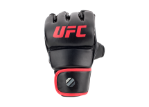 (UFC Перчатки MMA тренировочные 6 унций чёрные S/M)