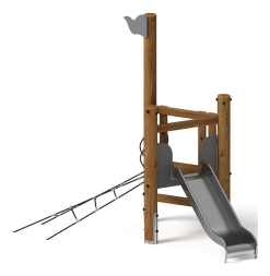 Игровой комплекс (лиственница темный) ДИК 1.24.03-Л.И1.01, фото 4