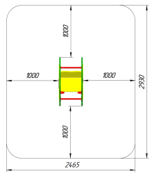 Качалка на пружине Лягушонок КБ-15Х для игровой площадки, фото 2 Качалка на пружине Лягушонок КБ-15Х для игровой площадки, фото 2