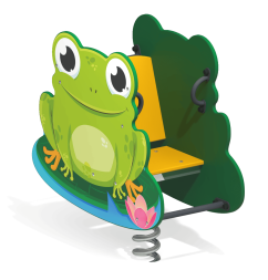 Качалка на пружине Лягушонок КБ-15Х для игровой площадки, фото 1 Качалка на пружине Лягушонок КБ-15Х для игровой площадки, фото 1