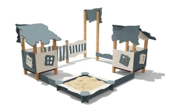 Песочный дворик Опушка ВСТ 5633 без горки для детской площадки, фото 4