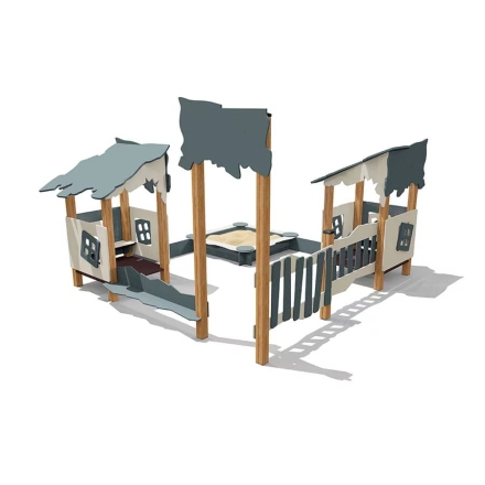 Песочный дворик Опушка ВСТ 5633 без горки для детской площадки, фото 3