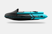 GLADIATOR E 420 X Expedition Черно-бирюзовый моторная лодка ПВХ