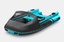 GLADIATOR E 420 X Expedition Черно-бирюзовый моторная лодка ПВХ