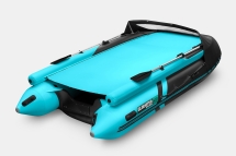 GLADIATOR E 420 X Expedition Черно-бирюзовый моторная лодка ПВХ
