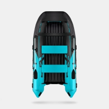 GLADIATOR E 420 X Expedition Черно-бирюзовый моторная лодка ПВХ