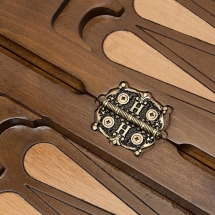 Шахматы + нарды резные &quot;Вардени&quot; 60 с ручкой, Haleyan