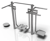 УТЭ-Z-033 Маятниковый и шагательный тренажеры, твистер из нержавеющей стали УТЭ-Z-033 Маятниковый и шагательный тренажеры, твистер из нержавеющей стали