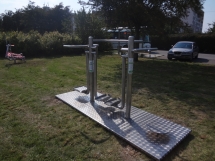 УТЭ-Z-033 Маятниковый и шагательный тренажеры, твистер из нержавеющей стали УТЭ-Z-033 Маятниковый и шагательный тренажеры, твистер из нержавеющей стали