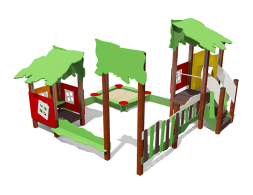 Песочный дворик Опушка ВСТ 5632 с горкой для детской площадки, фото 3 Песочный дворик Опушка ВСТ 5632 с горкой для детской площадки, фото 3