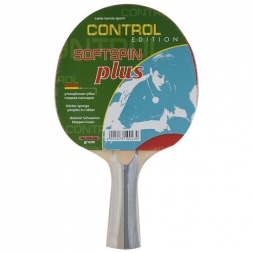 Ракетка для н/т Butterfly Softspin Plus, для начинающих, накладка 1,8 мм, конич. ручка