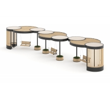 КОНСТРУКЦИЯ ДЛЯ УЛИЧНЫХ ПЛОЩАДОК PERGOLA «PR-00.03-02» КОНСТРУКЦИЯ ДЛЯ УЛИЧНЫХ ПЛОЩАДОК PERGOLA «PR-00.03-02»