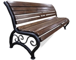 Скамейка садовая Брянск лиственница 1,5 м, фото 5