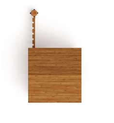 Домик (лиственница темный) МФ 10.24.02-Л.И1.01, фото 5