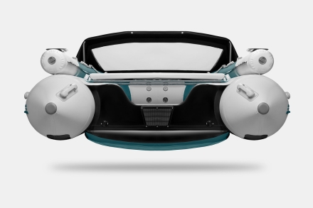 GLADIATOR E 420 X Expedition Морской зеленый-белый моторная лодка ПВХ, фото 6