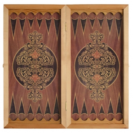 Нарды + шашки Ростовские &quot;Кинг-Конг&quot; средние Россия, дерево, 50х25х4 см, фото 1