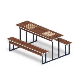 Нарды + Шахматы - Столик для взрослых - МФ 32.01.04-01, фото 3