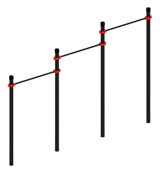 Воркаут 108 красный ВТ 12.03-01, фото 1