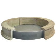 Сборный садовый бассейн для фонтана