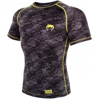 Рашгард Venum Tramo Black/Yellow S/S, фото 2