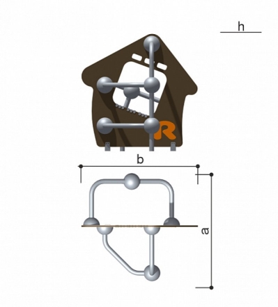 Детский спортивно-игровой комплекс Romana 057.11.00, фото 4