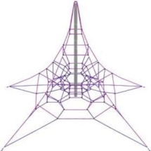 Игровая сетка серия &quot;Звезда&quot; ПД-015 (7х7х4)