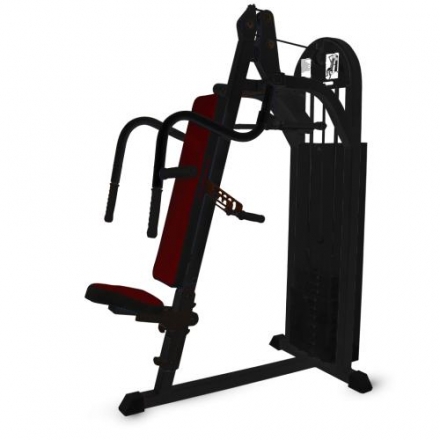 Жим под углом вверх Barbell МВ 3.15 (грузоблок) чёрный, фото 1