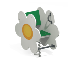 Качалка на пружине Ромашка КБ-09 для игровой площадки, фото 1 Качалка на пружине Ромашка КБ-09 для игровой площадки, фото 1